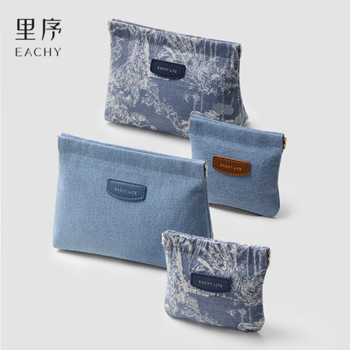 里序零钱包2025新款卫生巾收纳小包便携外出化妆包杂物收纳口金包