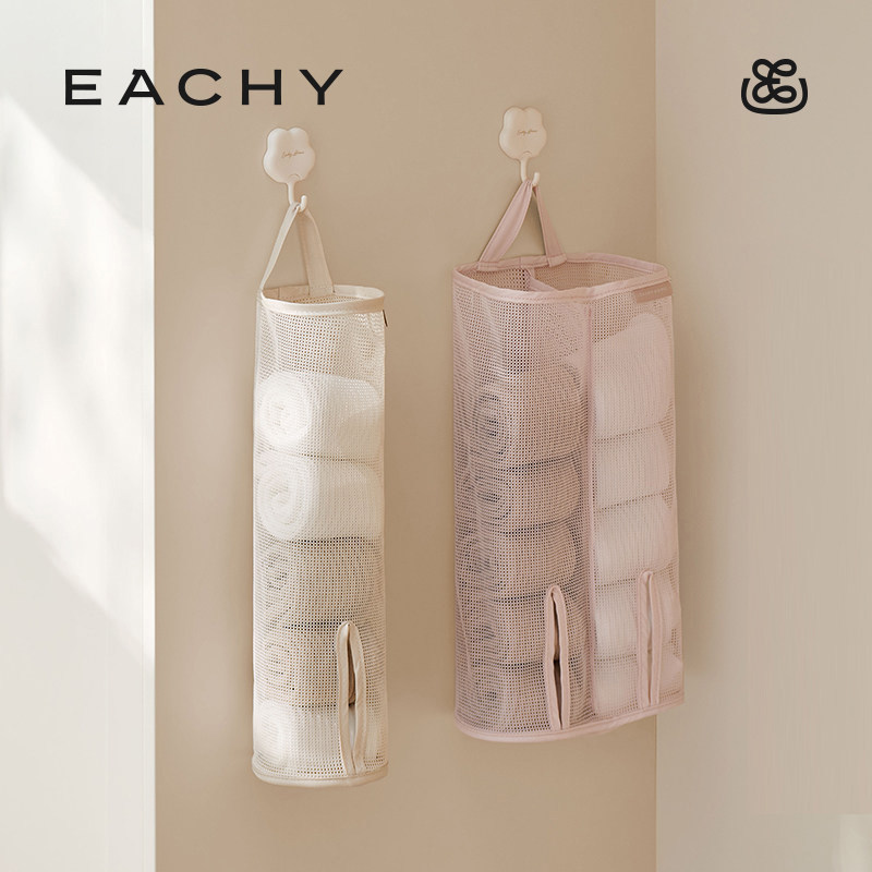 eachy布艺悬挂式袜子收纳袋图片
