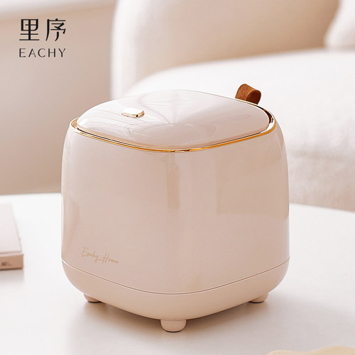 桌面垃圾桶按压式客厅轻奢杂物