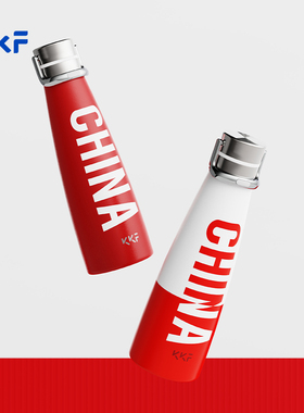 KKF吻吻鱼swag保温杯男女款新款316不锈钢量杯便携户外随行水杯