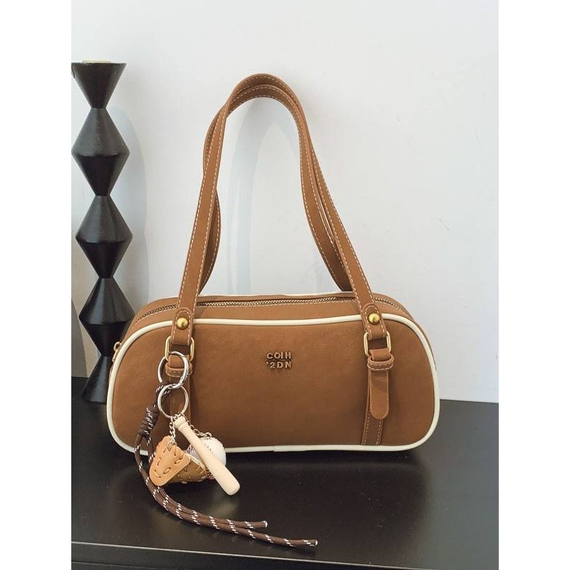 专柜品牌简约时尚枕头包包女士秋冬复古撞色腋下包通勤单肩包高级,箱包皮具/热销女包/男包,腋下包,淘宝优惠券,粉丝福利购,淘宝优惠卷