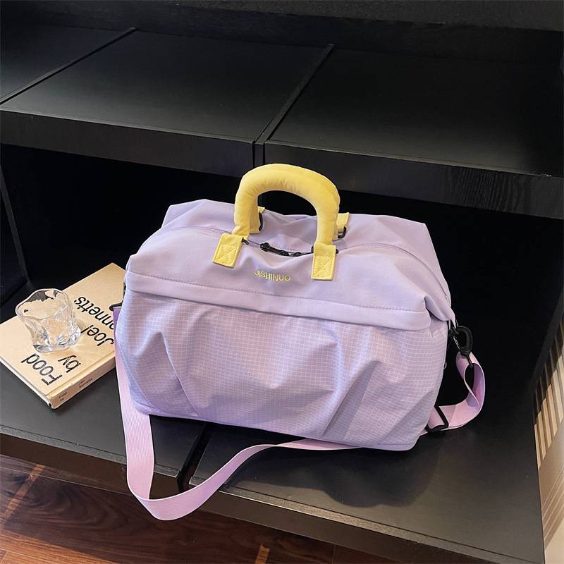 专柜品牌懒惰风轻便旅行大包出门套拉杆包健身可扩容干湿分离行李