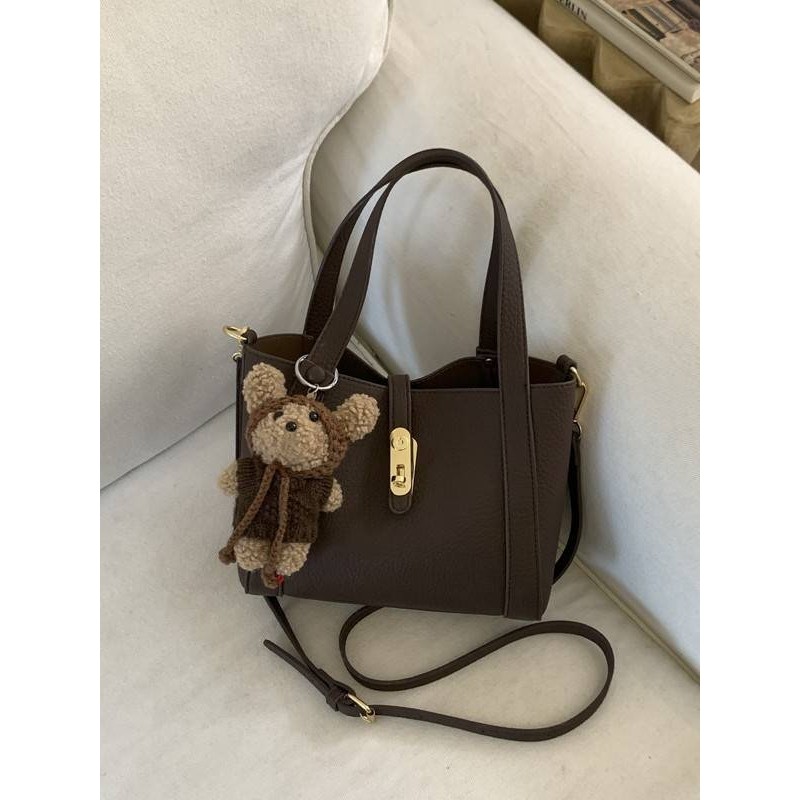 专柜品牌简约软皮手拎小包包女2025新款荔枝纹菜篮子水桶包秋冬复,箱包皮具/热销女包/男包,水桶包,淘宝优惠券,粉丝福利购,淘宝优惠卷