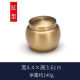 福笙堂纯黄铜香粉罐家用沉香粉存香储香盒茶叶罐香粉瓶香篆瓶香道