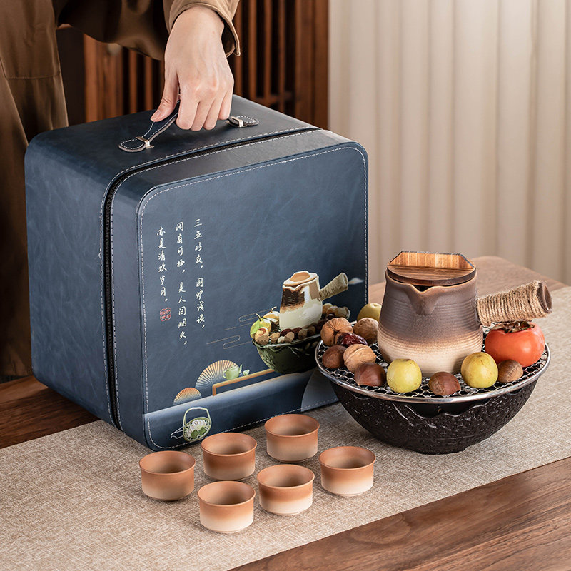 冬日围炉煮茶壶电陶炉罐罐烤奶茶壶器具全套伴手礼旅行便携礼盒装,餐饮具,茶壶,淘宝优惠券,粉丝福利购,淘宝优惠卷