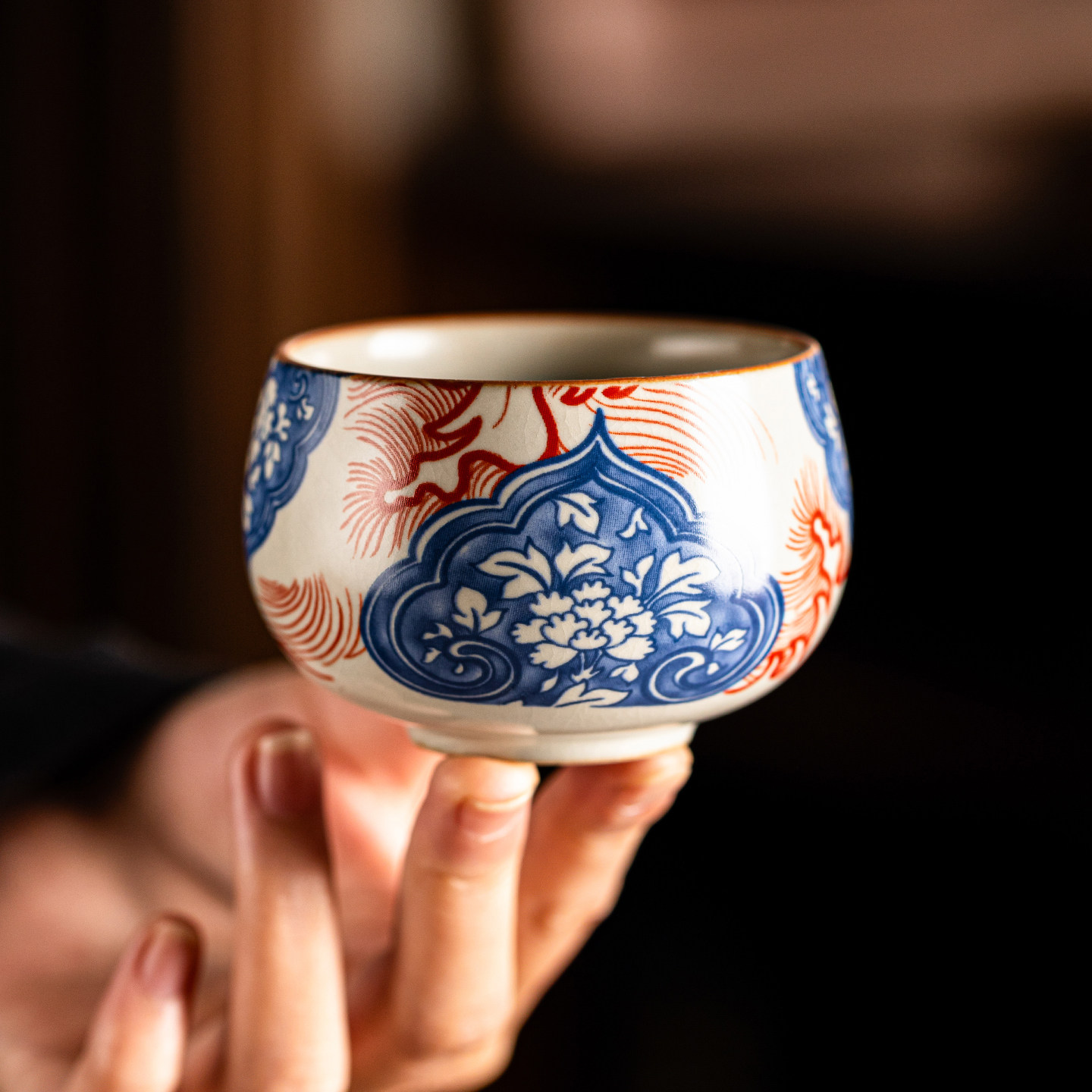 汝窑品茗杯功夫茶具单茶杯办公室家用轻奢高档主人杯陶瓷喝茶单杯,餐饮具,茶杯,淘宝优惠券,粉丝福利购,淘宝优惠卷