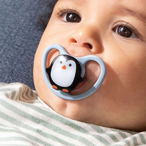 nuk安抚奶嘴安睡神器防龅牙轻软