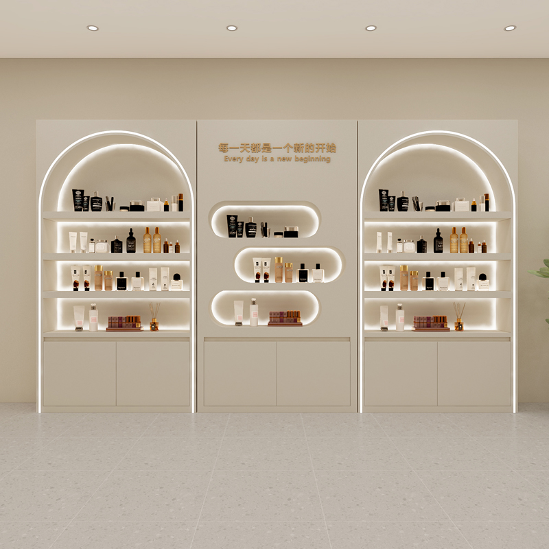 高端大气美容院产品展示柜
