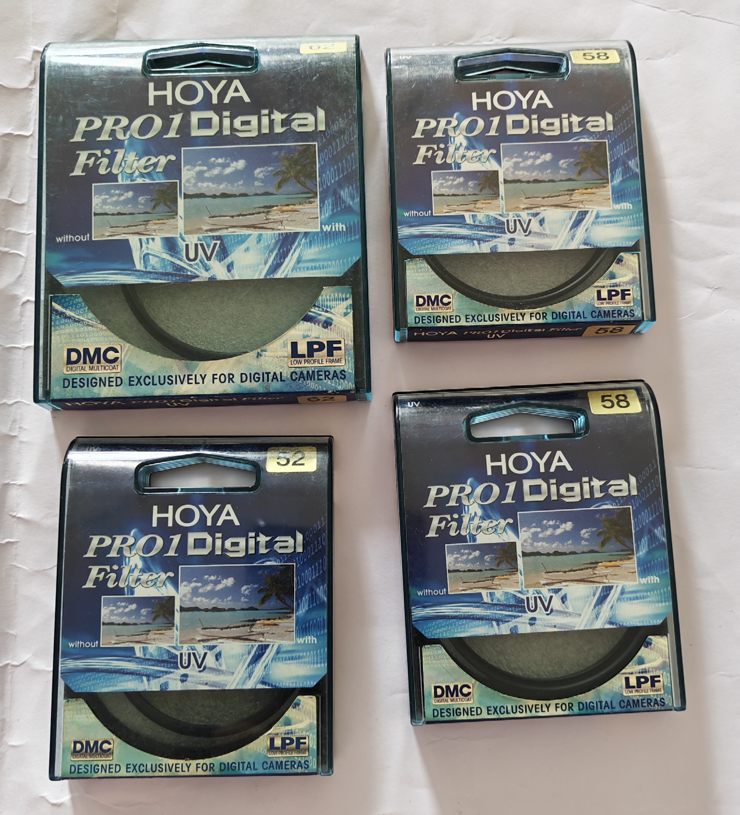 亏清货 保谷 62/58/52mm PRO1 UV 镜 滤镜 正品行货 防伪 包装旧