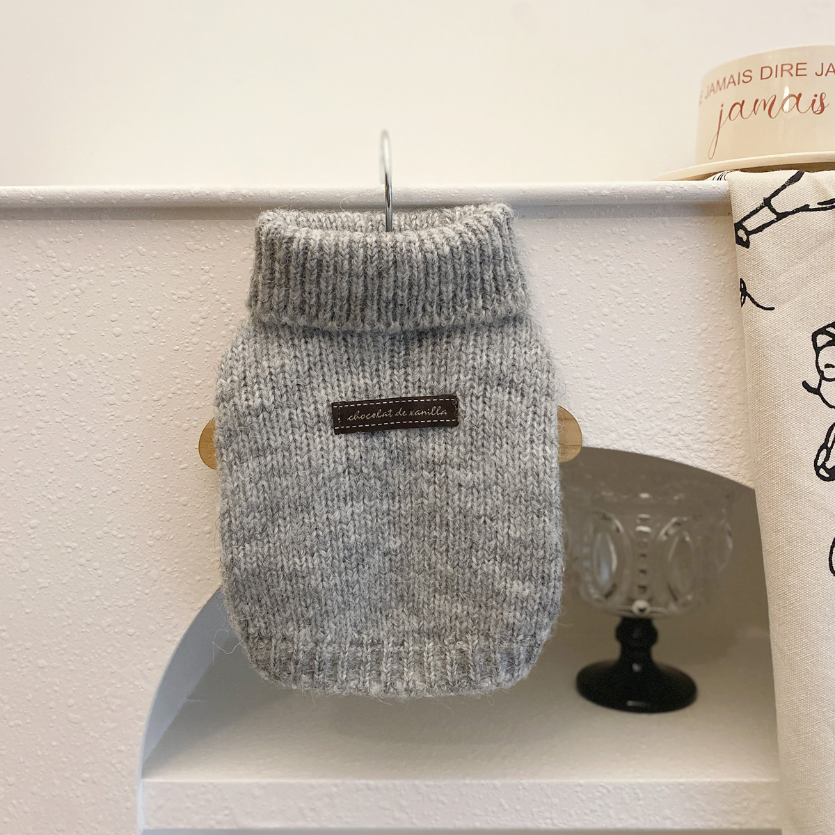 格雷系灰色毛衣软糯高级灰