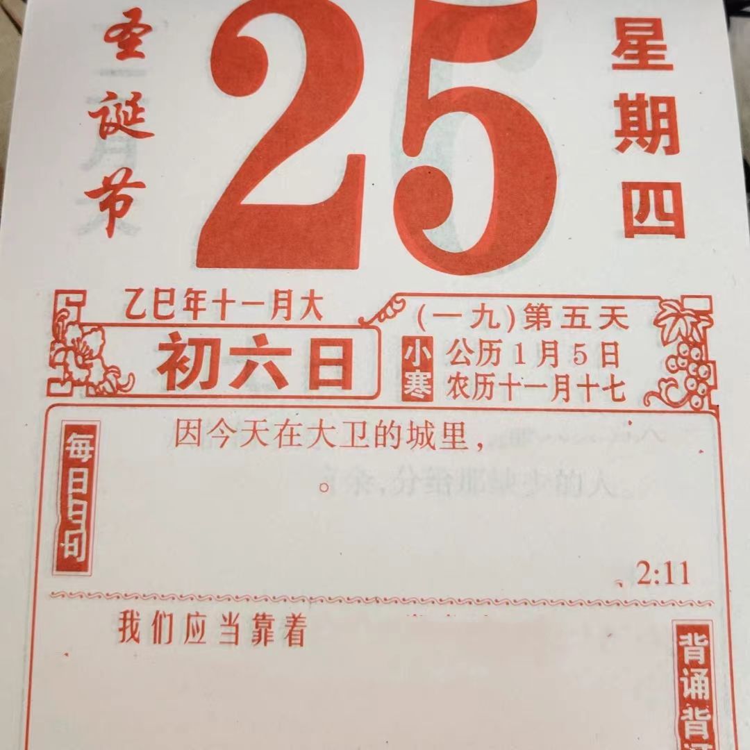 2026年手撕日历大号挂墙一天一页翻页日历挂历365天日历牌新年礼