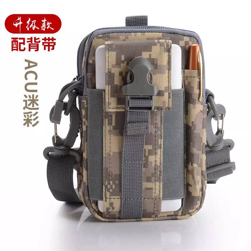 야외 전술 허리 가방 벨트 다기능 러닝 피트니스 특수 부대 크로스 바디 남성용 작은 변화 7 인치 휴대 전화 가방
