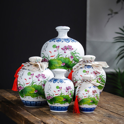 景德镇1斤2斤3斤5斤10斤小酒瓶