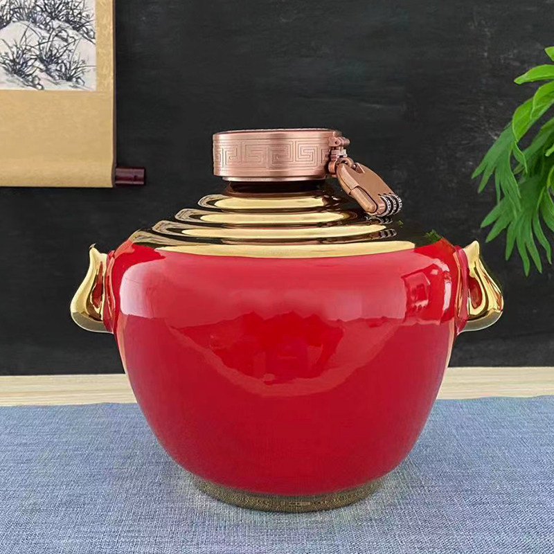 景德镇陶瓷高端空酒坛子5装家用送礼套装高档窖藏密封罐可定制