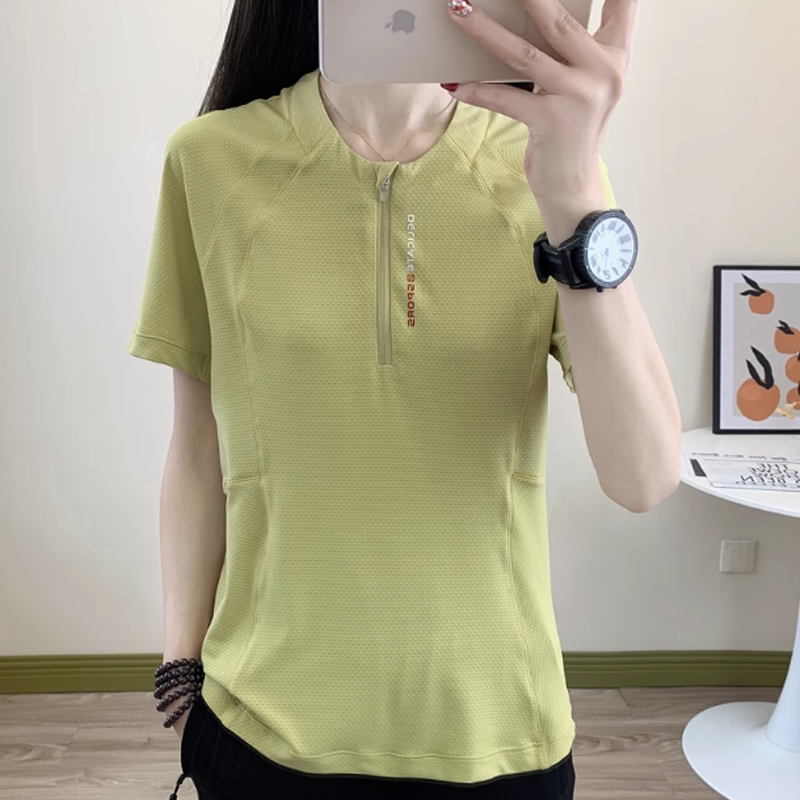 户外速干衣短袖女透气快干徒步登山运动跑步健身防晒T恤衫男半袖