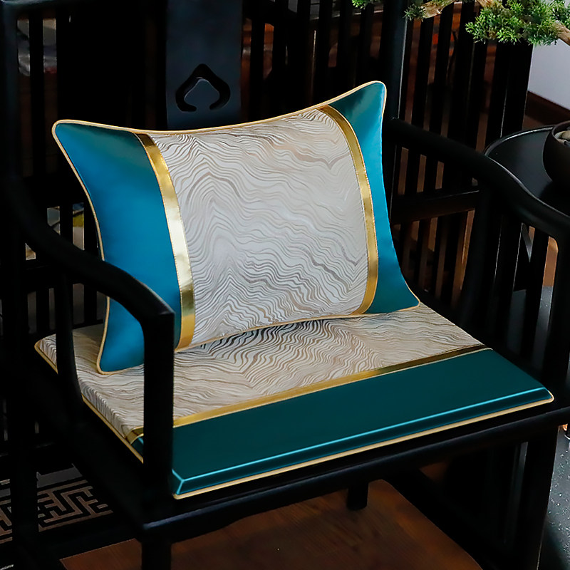 中式红木沙发坐垫椅垫实木圈椅茶餐桌椅子垫太师椅官帽椅座椅垫子