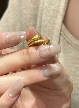 小灵蛇复古简约戒指送礼物