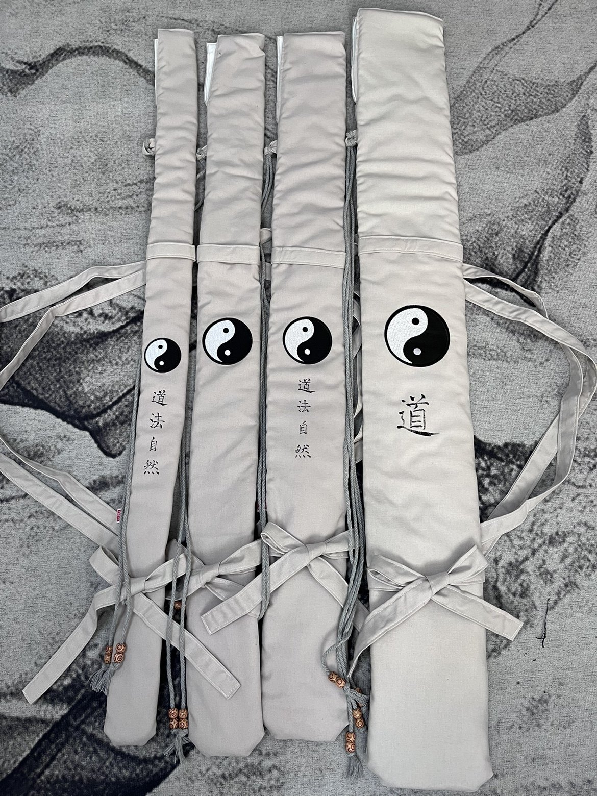 道法自然优质中国风手绘太极图刺绣道家风笛箫尺八刀剑文玩袋定制,乐器/吉他/钢琴/配件,乐器包,淘宝优惠券,粉丝福利购,淘宝优惠卷