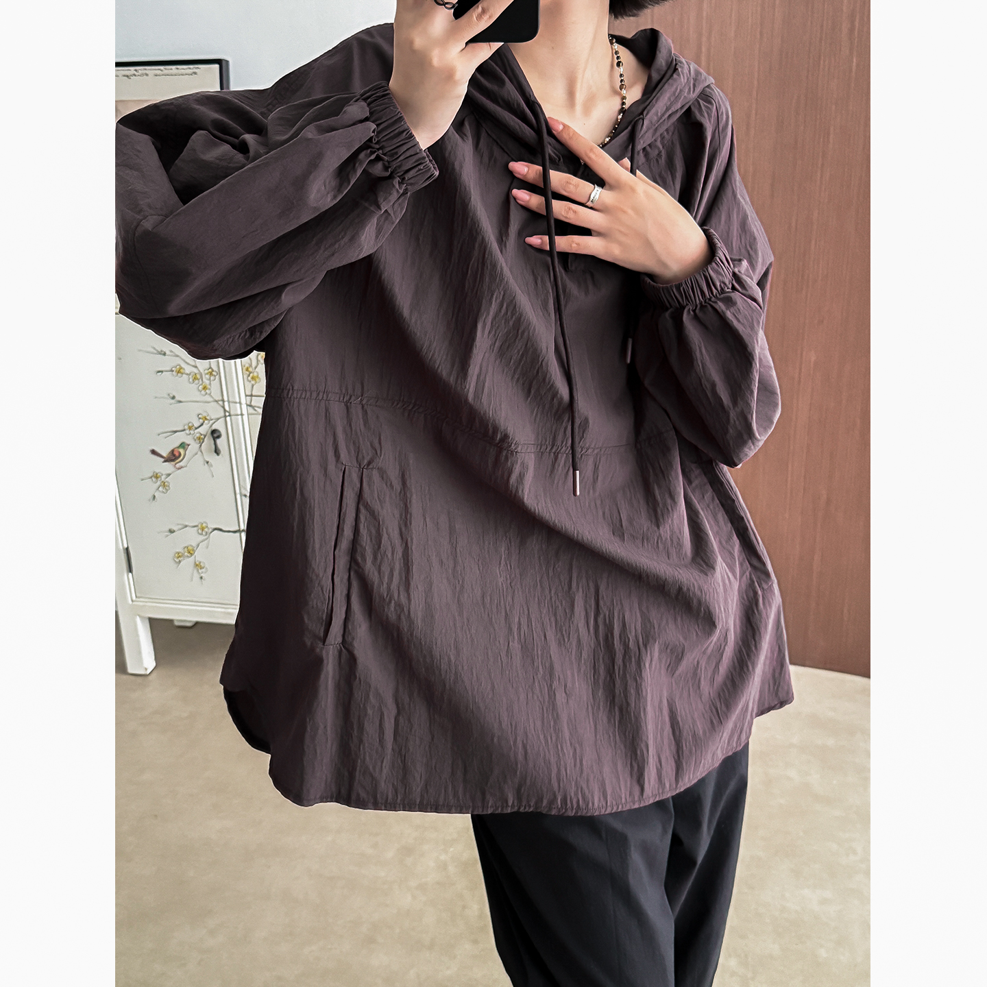 常规好质感长款纯色2025年秋季