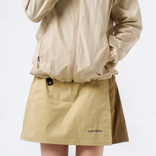 跑步裤 户外OD运动速干短裙裤 防走光 新品 montbell日本2025年春季