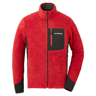 montbell日本蒙贝欧2025年秋冬季上新户外超轻保暖抓绒衣男款开衫