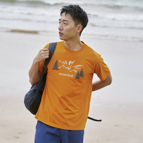 montbell日本夏季短袖速干T恤