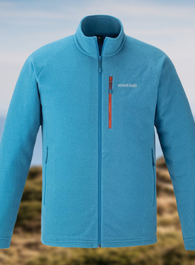 montbell25年新款户外运动秋冬轻量保暖抓绒拉链内胆外套男抓绒衣