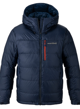 montbell日本2025年秋冬新款户外运动休闲保暖男款羽绒服连帽外套