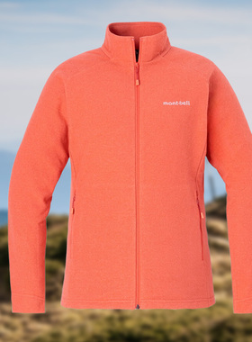 Montbell日本2025年秋冬户外休闲保暖女款薄抓绒衣开衫冲锋衣内胆