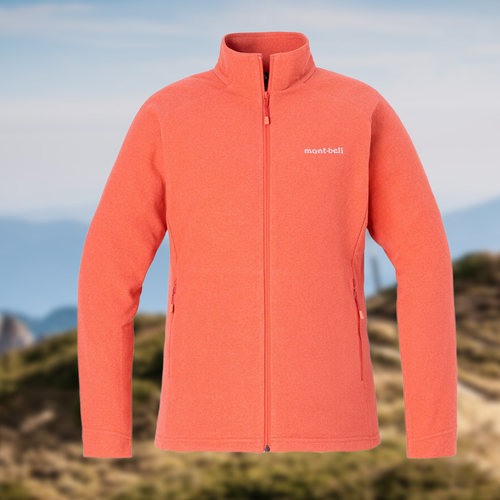 montbell女款薄抓绒衣开衫冲锋衣