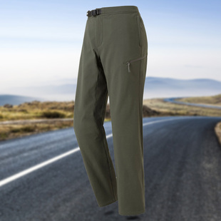 montbell日本蒙贝欧秋冬上新户外保暖抗风内里加绒徒步长裤 女款