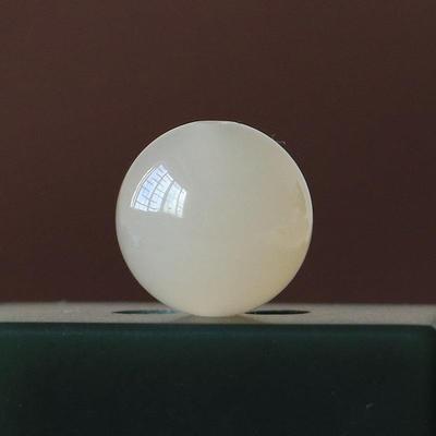 2026天然和田玉藕粉色单珠散珠和田玉藕粉玉石圆珠手錬串多宝配珠