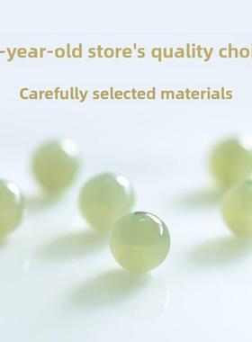 2026和田玉手串女冰晴水东海水晶玛瑙翡翠羊脂白玉散珠子多宝碧玉