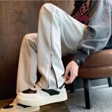 裤脚拉链运动卫裤男女休闲裤611-3K771常规P60加绒P65，男装休闲裤，星座1218（原611-3）