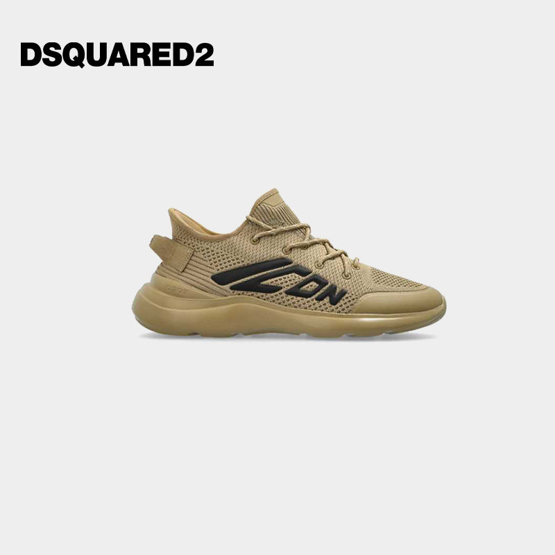 DSQUARED2/D2次方 男士时尚卡其色休闲运动鞋图片