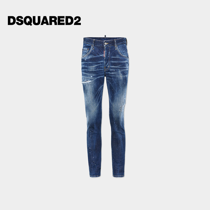 DSQUARED2/D2次方  男士做旧复古时尚牛仔裤SKATER图片