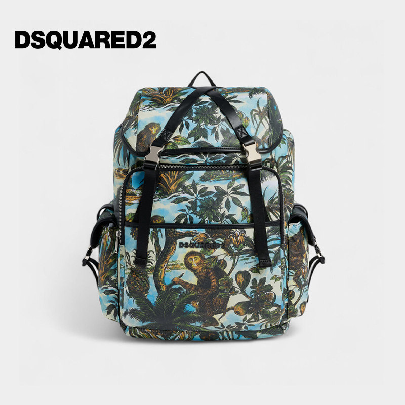 DSQUARED2/D2次方 2026春夏男士个性时尚双肩背包图片