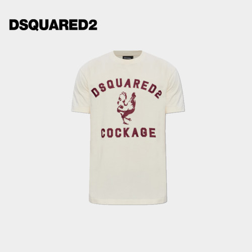 【首降7折】DSQUARED2/D2次方 2026春夏男士圆领短袖T恤