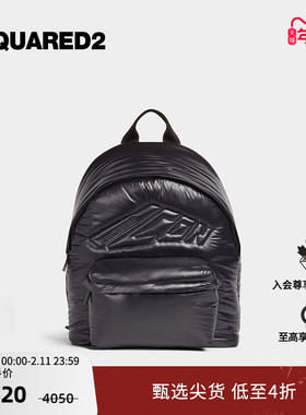 【4折】DSQUARED2/D2次方 2024秋冬系列 男士日常休闲双肩背包