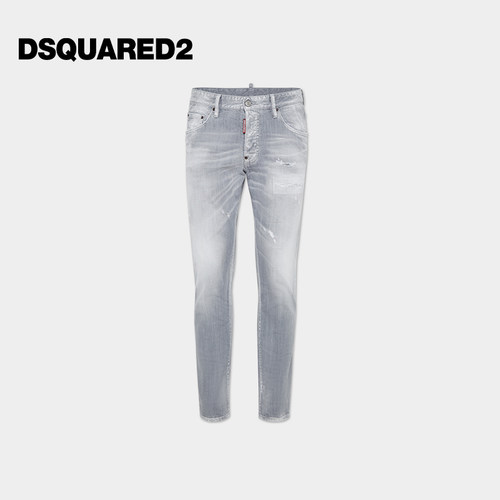 【7折】DSQUARED2/D2次方  男士水洗复古凉感牛仔裤SKATER