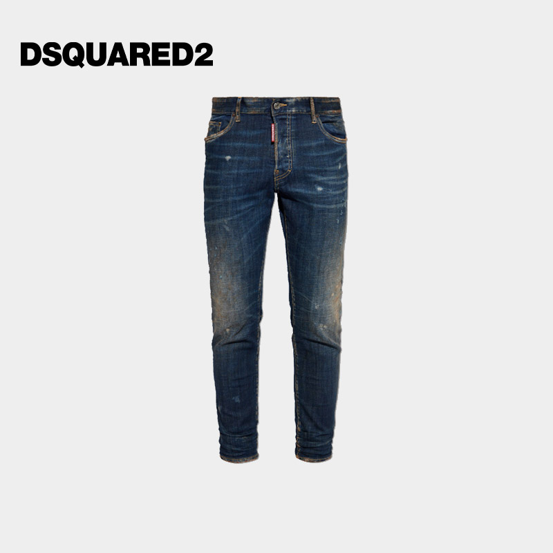 DSQUARED2/D2次方 男士休闲时尚修身牛仔裤Skater图片