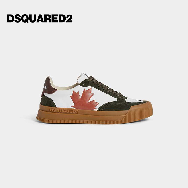 DSQUARED2/D2次方 男士时尚皮革休闲运动鞋图片