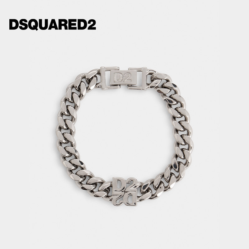 DSQUARED2/D2次方 2026秋冬新品男士金属简约手链配饰