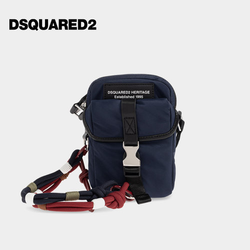DSQUARED2/D2次方 2026春夏男士日常单肩斜挎包