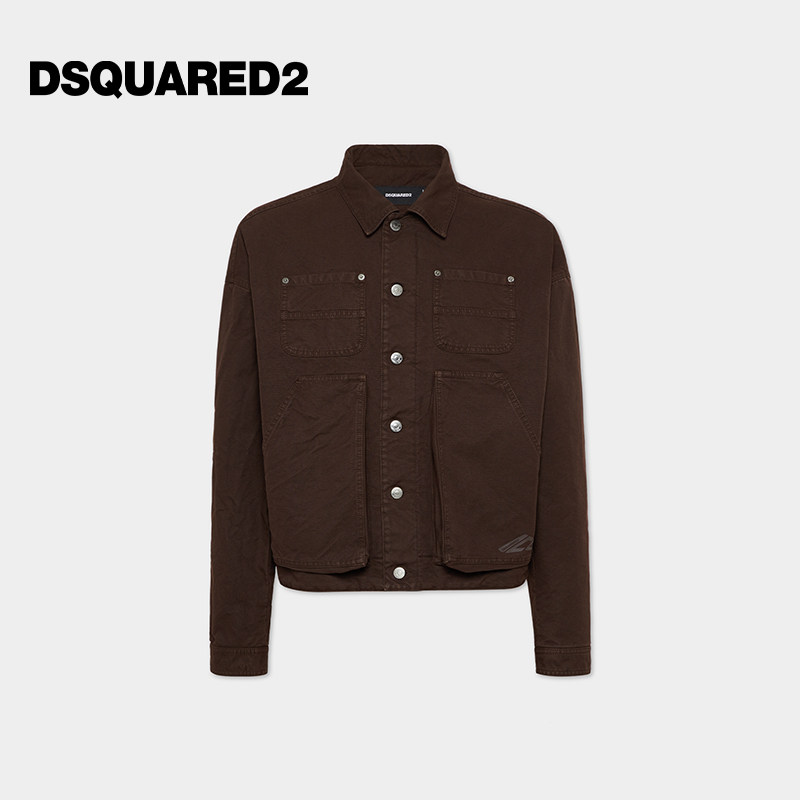 【低至5折】DSQUARED2/D2次方  男士多口袋巴恩风夹克外套上衣