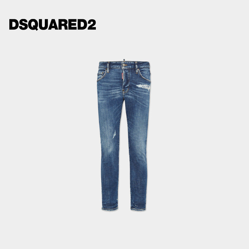 DSQUARED2/D2次方  男士休闲修身牛仔裤Skater图片