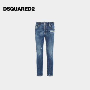 D2次方 牛仔裤 秋冬系列 休闲修身 Skater 男士 DSQUARED2
