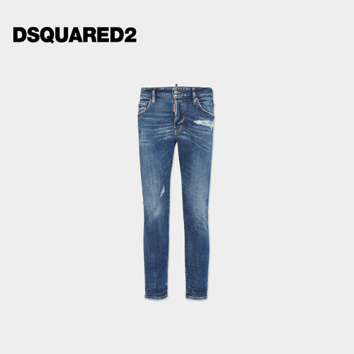 DSQUARED2/D2次方 秋冬系列 男士休闲修身牛仔裤Skater