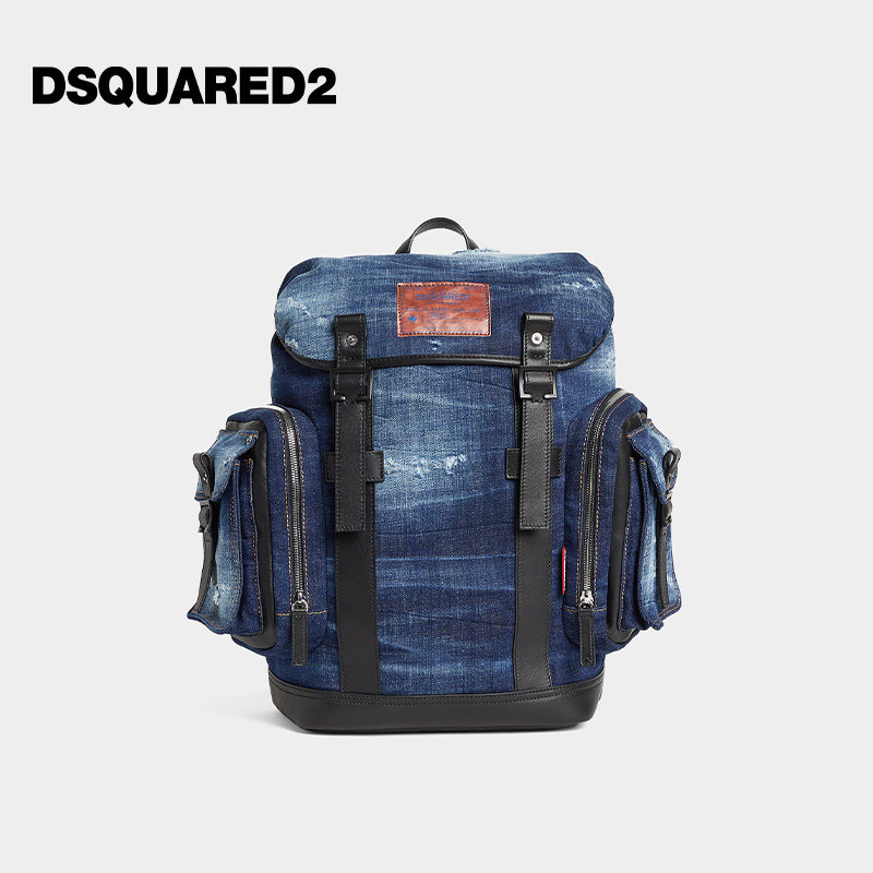 DSQUARED2/D2次方 男士时尚双肩包袋图片
