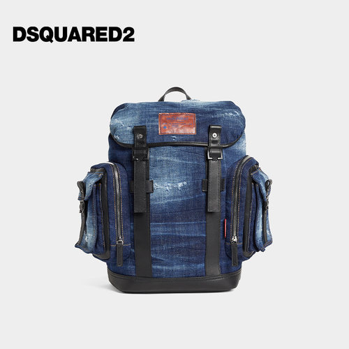 DSQUARED2/D2次方 男士时尚双肩包袋